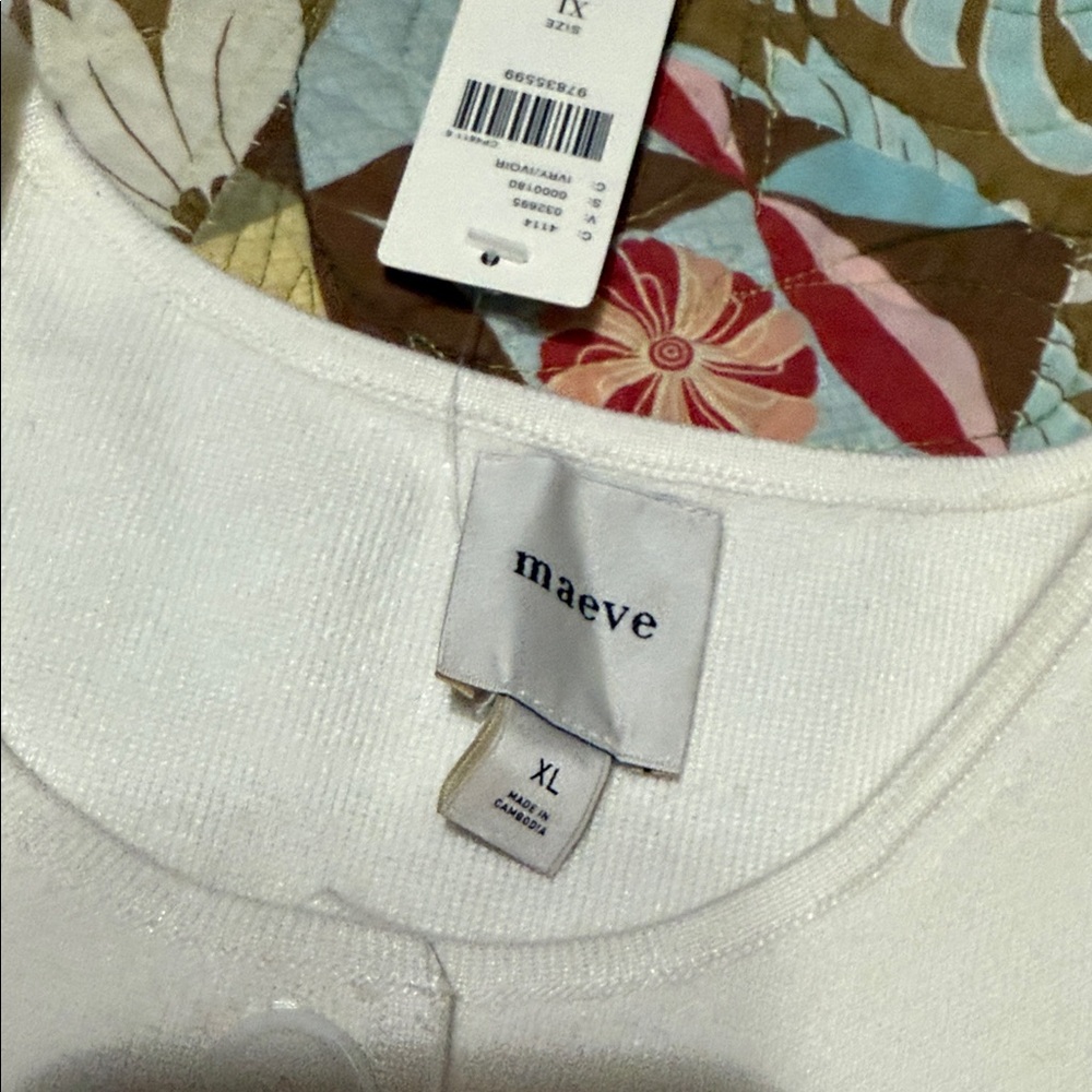Maeve Cream Sleeveless Top - Picture 4 of 5